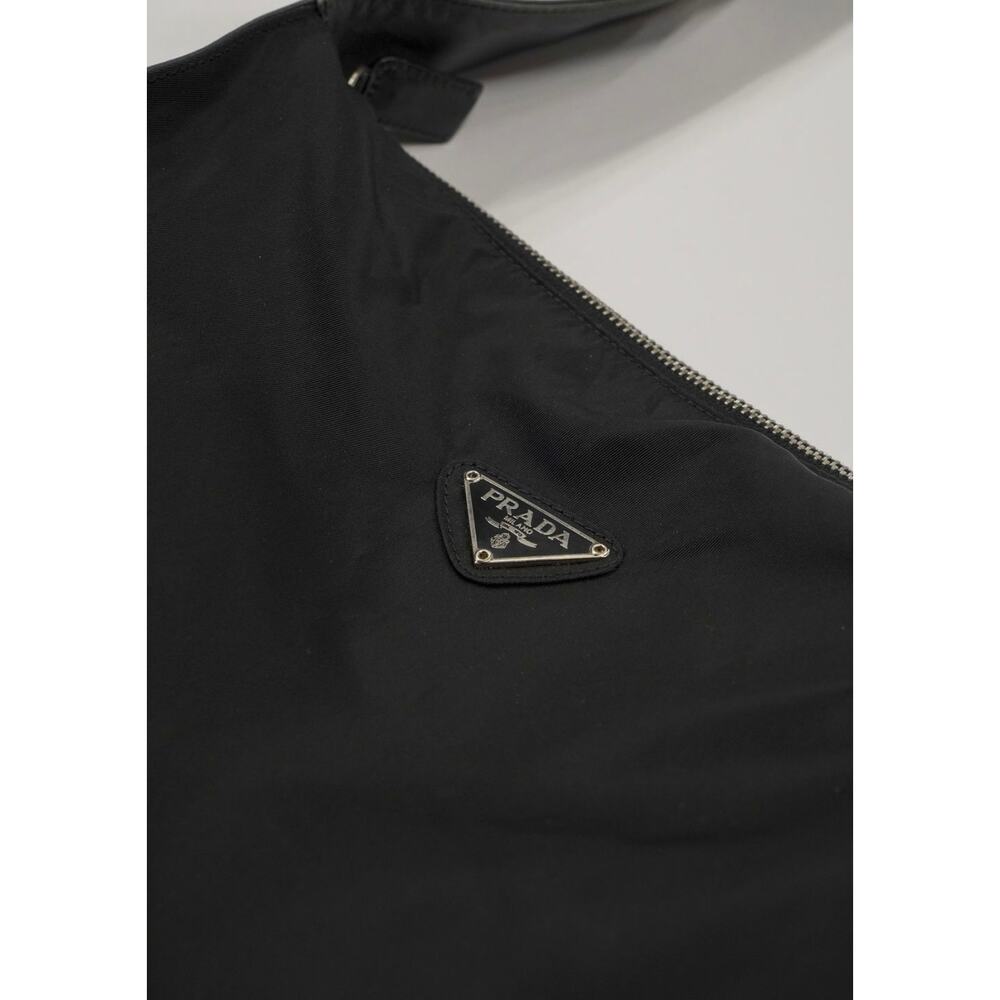 Prada Vintage Black Nylon Shoulder Bag - Picture 7 of 8